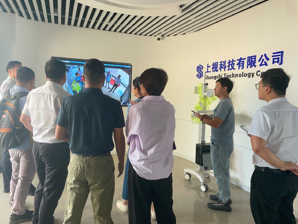 佛山南海电信考察团莅临上视科技参观交流，共谋人工智能发展新篇章